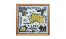 กรอบรูปแผนที่ภูมิประเทศสไตล์วินเทจ